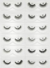 Load image into Gallery viewer, HD 3D Faux Mink Lashes Handmade Luxurious Volume Fluffy Natural False Eyelashes 12 Pairs AP-04