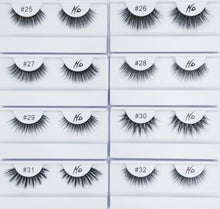 Load image into Gallery viewer, HD Mink Lashes, Faux Eyelashes 3D Volume Lashes Handmade Fake Eyelashes Soft Reusable 48 Pairs AP-03