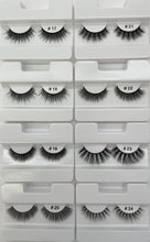 Load image into Gallery viewer, HD 3D Faux Mink Lashes Soft Matte Handmade Luxurious Volume Fluffy Natural False Eyelashes 12 Pairs AP-12