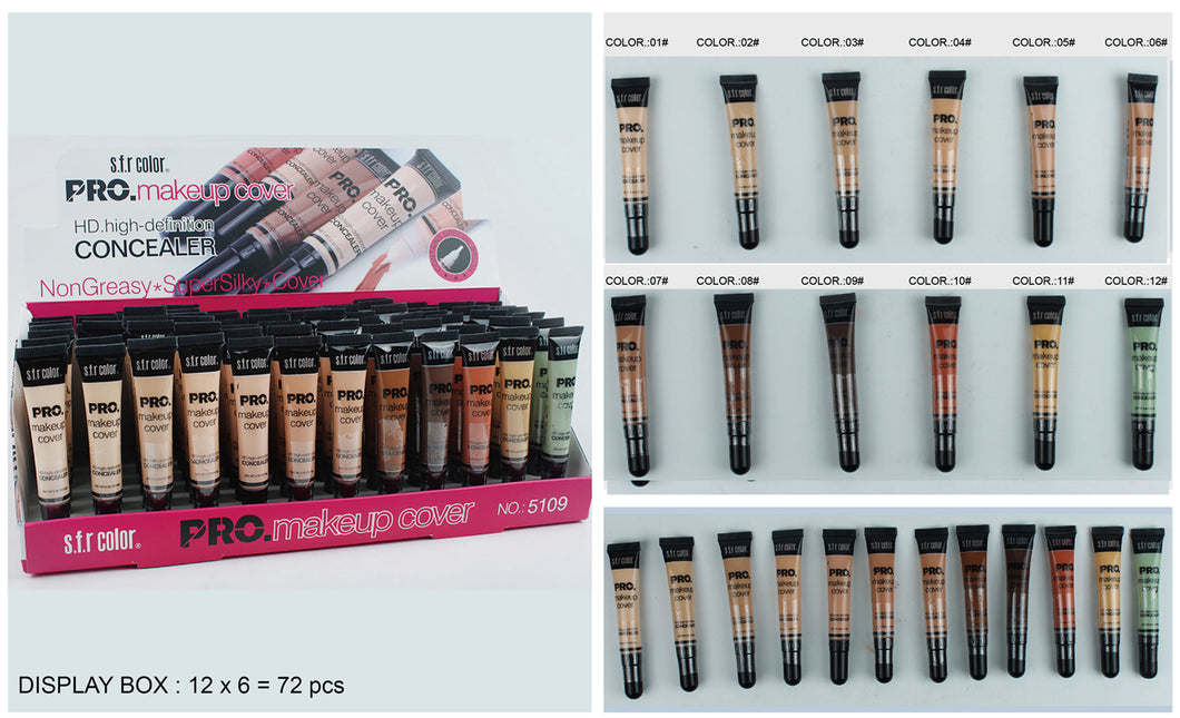 S.F.R. COLOR PRO. Makeup Cover HD High-Definition Concealer  (72 pcs)