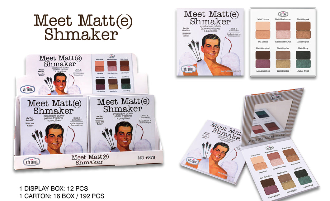 S.F.R COLOR Meet Matte Shmaker 12 Colors （12pcs）