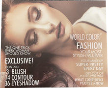 Load image into Gallery viewer, WORLD COLOR Fashion Makeup Palette 36 Eyeshadow 14 Contour 5 Blusher
